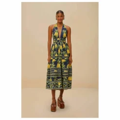 Farm Rio Robe Delicate Pineapple | Bleu marine