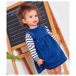 Petit Bateau Robe Denim Bébé |