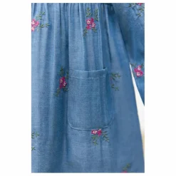 Enfant Tartine et Chocolat Robes, Combinaisons|Robe Denim Brodée |