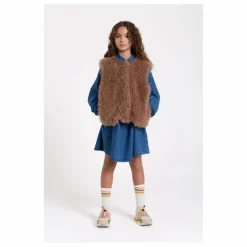 New Hundred Pieces Robe Denim Brodée Shirley | Bleu jean