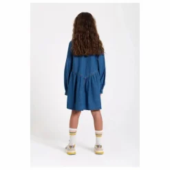 New Hundred Pieces Robe Denim Brodée Shirley | Bleu jean