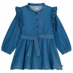 Best Petit Bateau Robe Denim Léger | Bleu jean