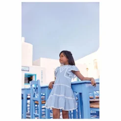 Best Tartine et Chocolat Robe Dentelle Volants | Bleu azur