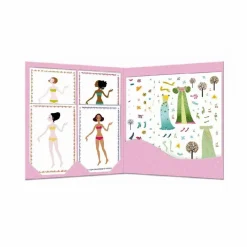 Djeco Robe des 4 saisons Stickers et paper dolls