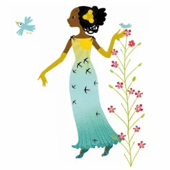 Djeco Robe des 4 saisons Stickers et paper dolls