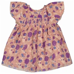 Louis Louise Robe Donna Fleurie Lurex | Rose pâle Discount