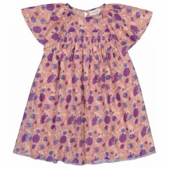 Louis Louise Robe Donna Fleurie Lurex | Rose pâle Discount