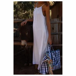 Femme Anja Paris Robes, Combinaisons|Robe Dos Nu Gaze de Coton |