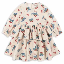 Enfant Konges Sløjd Robes, Combinaisons|Robe Elin Noeurs Coton Bio |