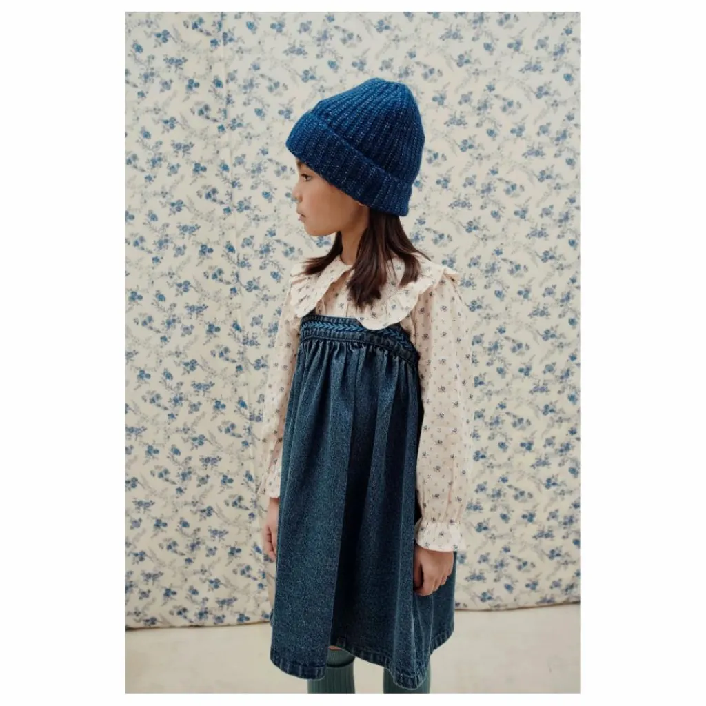 Discount Emile et Ida Robe en Jean à Bretelles | Bleu