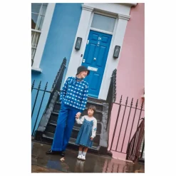 Discount Emile et Ida Robe en Jean à Bretelles | Bleu