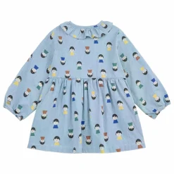 Clearance Bobo Choses Robe en Jean Pions | Bleu Clair