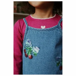 Enfant Konges Sløjd Robe en Jean Sequins Magot Coton Bio |