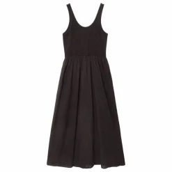 Sale Xirena Robe Fenix Popeline de Coton | Noir