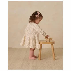 Quincy Mae Robe Fleurie Coton Bio | Ivoire Outlet