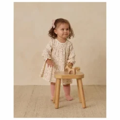 Quincy Mae Robe Fleurie Coton Bio | Ivoire Outlet