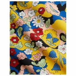 Mini Rodini Robe Fleurie Coton Bio | Jaune Best