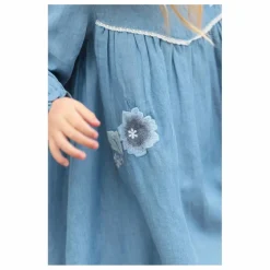 Clearance Tartine et Chocolat Robe Fleurie Denim | Bleu