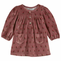 Emile et Ida Robes|Robe Fleurie Velours |