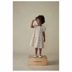 Enfant Coco au Lait Robe Fleurs Coton Bio |