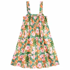 Clearance Bobo Choses Robe Fleurs Coton Bio | Rose