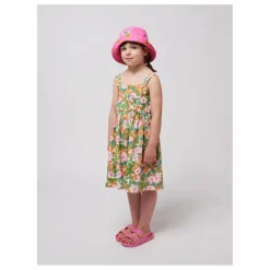 Clearance Bobo Choses Robe Fleurs Coton Bio | Rose