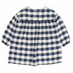 Enfant Búho Robe Gingham Carreaux |