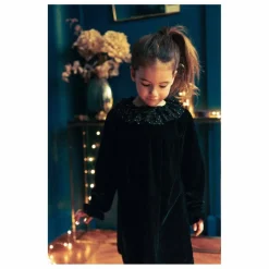 Louis Louise Robe Guimauve | Noir