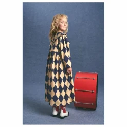 Maison Mangostan Robe Harlequin Coton Bio | Beige Clearance