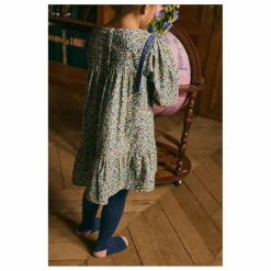 Enfant Louise Misha Robes, Combinaisons|Robe Isatys Fleurie Velours Côtelé Fin |