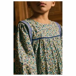 Enfant Louise Misha Robes, Combinaisons|Robe Isatys Fleurie Velours Côtelé Fin |