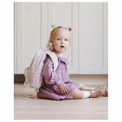 Outlet Quincy Mae Robe Isla Gaze de Coton Bio | Magenta