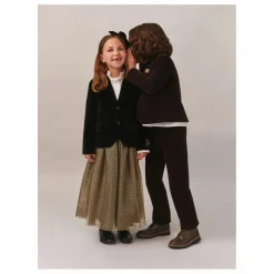 Enfant Bonpoint Robe Juste Tulle Flocke |