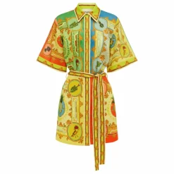 Clearance Alémais Robe La Musica Lin | Jaune