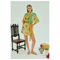 Clearance Alémais Robe La Musica Lin | Jaune