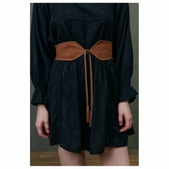 Louise Misha Robe Lauren Coton Bio - Collection Femme | Noir Discount
