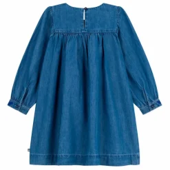 Petit Bateau Robe Légère Denim Coton Bio | Bleu jean Sale