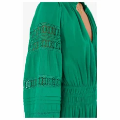 M.A.B.E. Robe Longue Loretta | Vert Hot