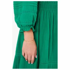 M.A.B.E. Robe Longue Loretta | Vert Hot