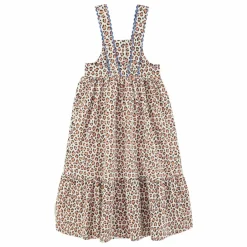 Piupiuchick Robe Léopard Coton Bio | Ecru