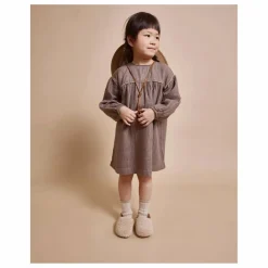 Búho Robe Lurex Gaze de Coton Bio | Taupe Discount