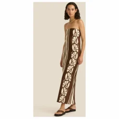Soleil Soleil Robe Maeve Clove Coconut Lin | Marron Hot