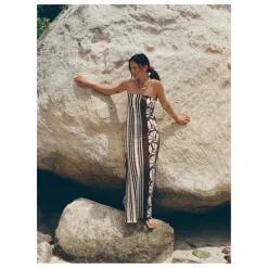 Soleil Soleil Robe Maeve Clove Coconut Lin | Marron Hot