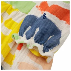 Bobo Choses Robe Manches Ballon Carnival | Ecru