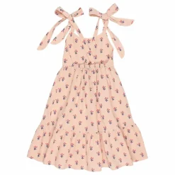 Búho Robe Midi Capri Coton Bio | Rose pâle Clearance