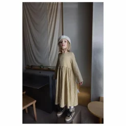 brunobruno nation Robe Midi Vita Carreaux Coton Bio | Beige Outlet