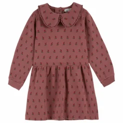 Best Emile et Ida Robe Molleton Fleurie Coton Bio | Violine