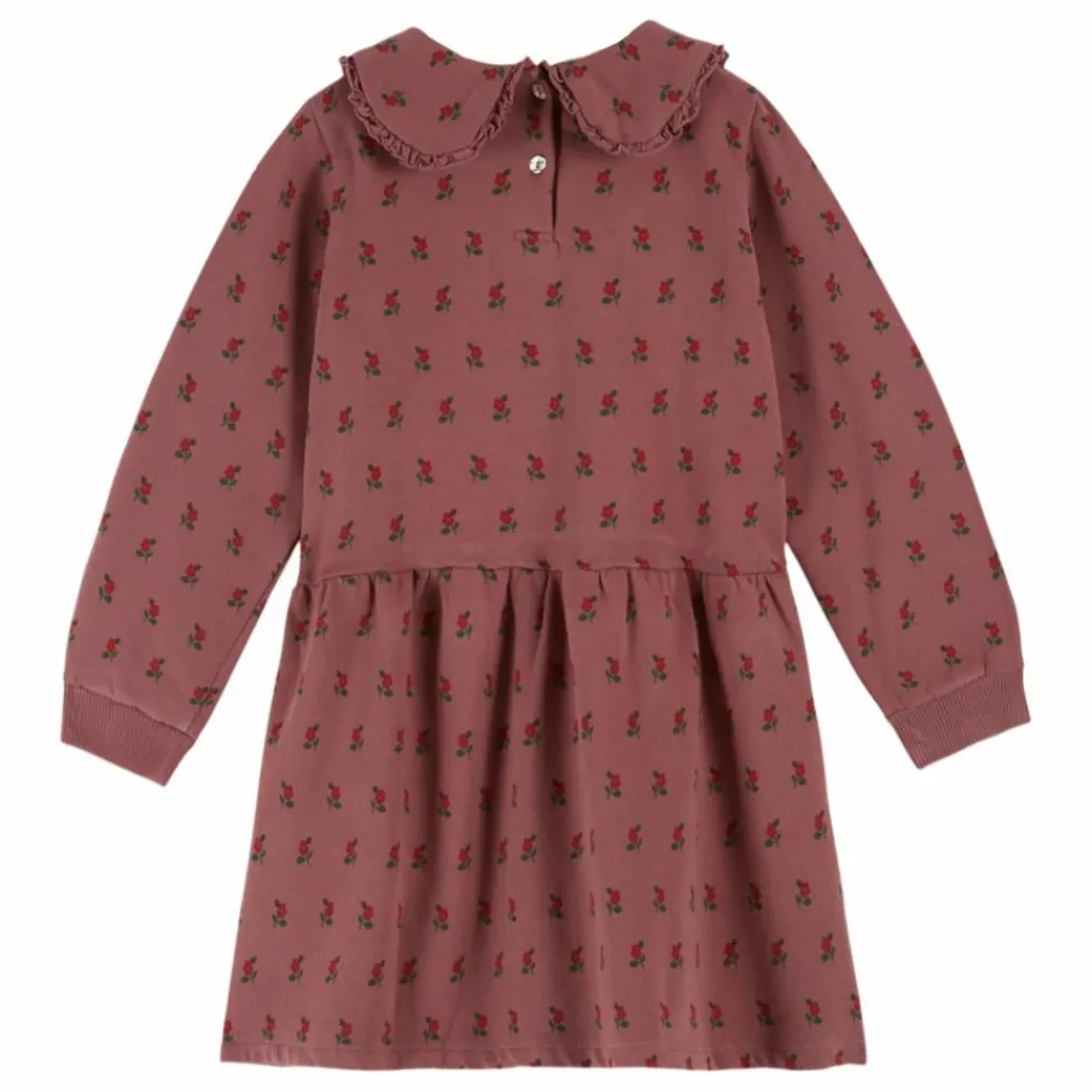 Best Emile et Ida Robe Molleton Fleurie Coton Bio | Violine