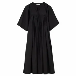 Clearance Skall Studio Robe Nadja Coton Bio | Noir