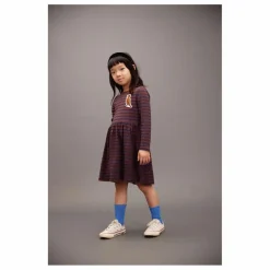 Mini Rodini Robe Oiseau Coton Bio | Marron New